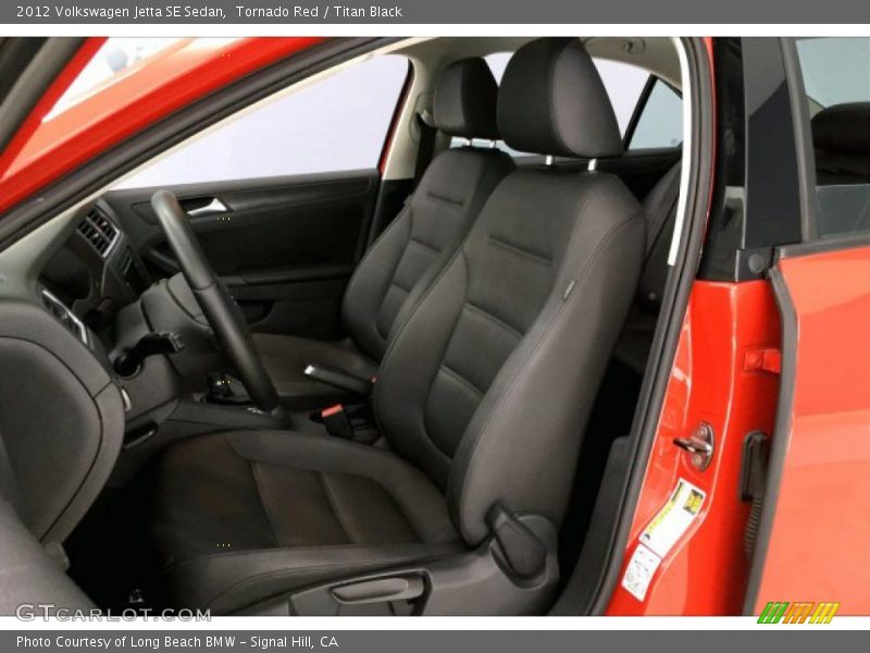 Tornado Red / Titan Black 2012 Volkswagen Jetta SE Sedan