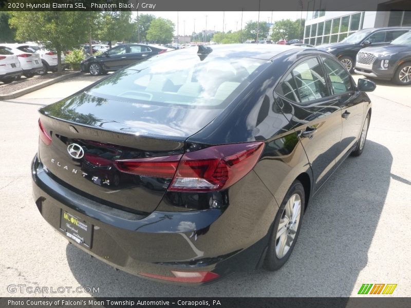 Phantom Black / Gray 2020 Hyundai Elantra SEL