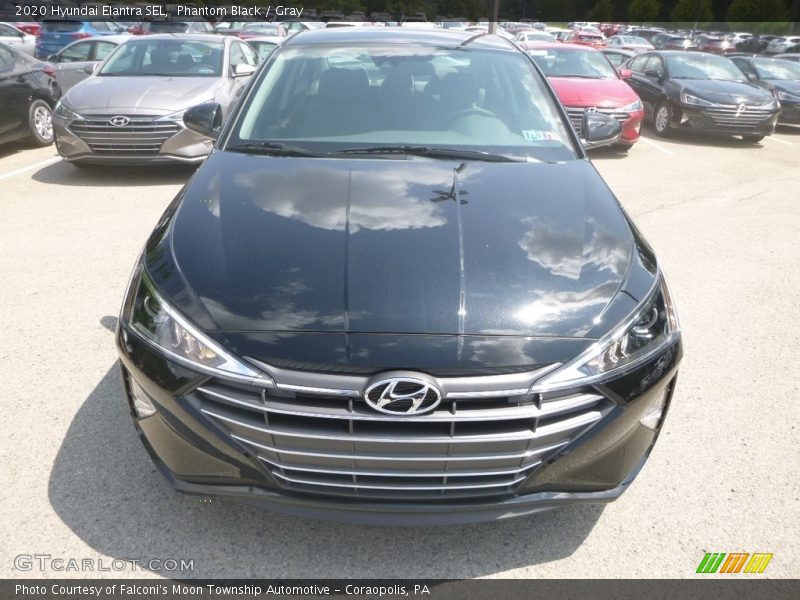 Phantom Black / Gray 2020 Hyundai Elantra SEL