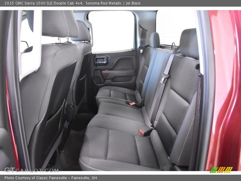 Sonoma Red Metallic / Jet Black 2015 GMC Sierra 1500 SLE Double Cab 4x4