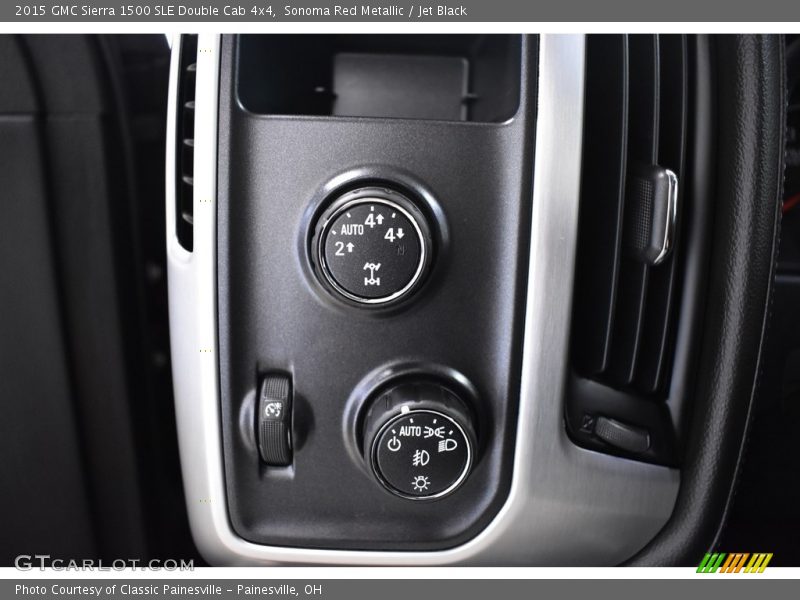 Sonoma Red Metallic / Jet Black 2015 GMC Sierra 1500 SLE Double Cab 4x4