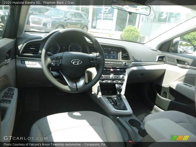 Phantom Black / Gray 2020 Hyundai Elantra SEL