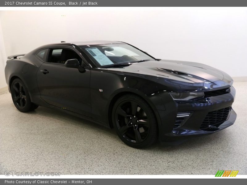 Black / Jet Black 2017 Chevrolet Camaro SS Coupe