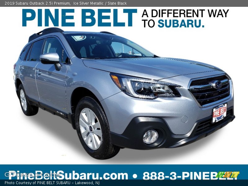Ice Silver Metallic / Slate Black 2019 Subaru Outback 2.5i Premium