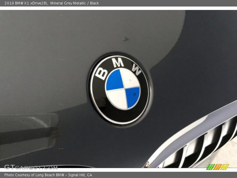 Mineral Grey Metallic / Black 2019 BMW X1 xDrive28i