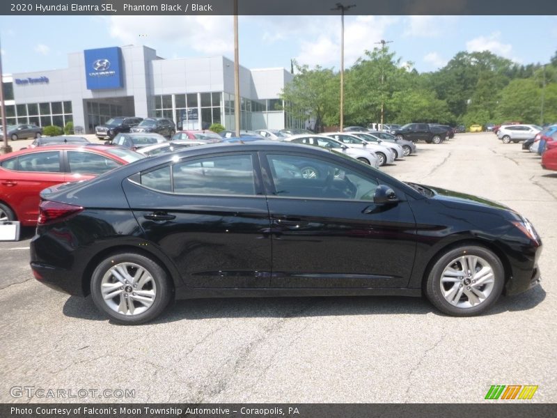 Phantom Black / Black 2020 Hyundai Elantra SEL