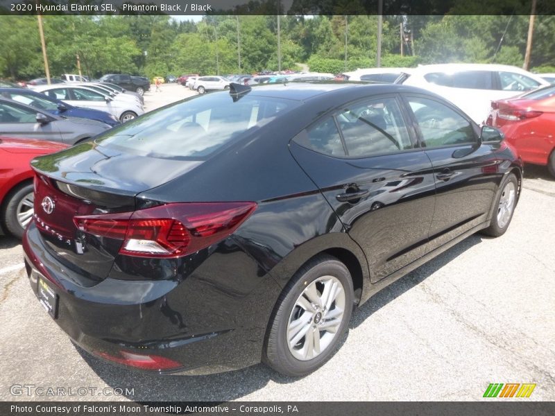 Phantom Black / Black 2020 Hyundai Elantra SEL
