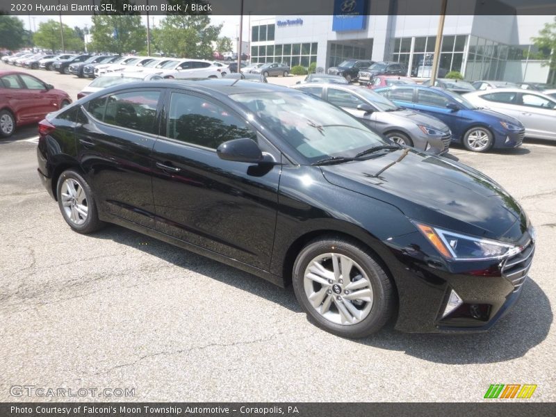 Phantom Black / Black 2020 Hyundai Elantra SEL