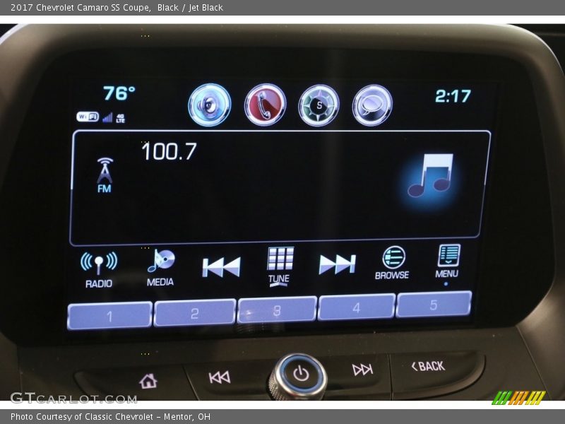 Black / Jet Black 2017 Chevrolet Camaro SS Coupe