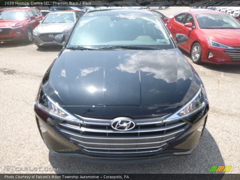 Phantom Black / Black 2020 Hyundai Elantra SEL