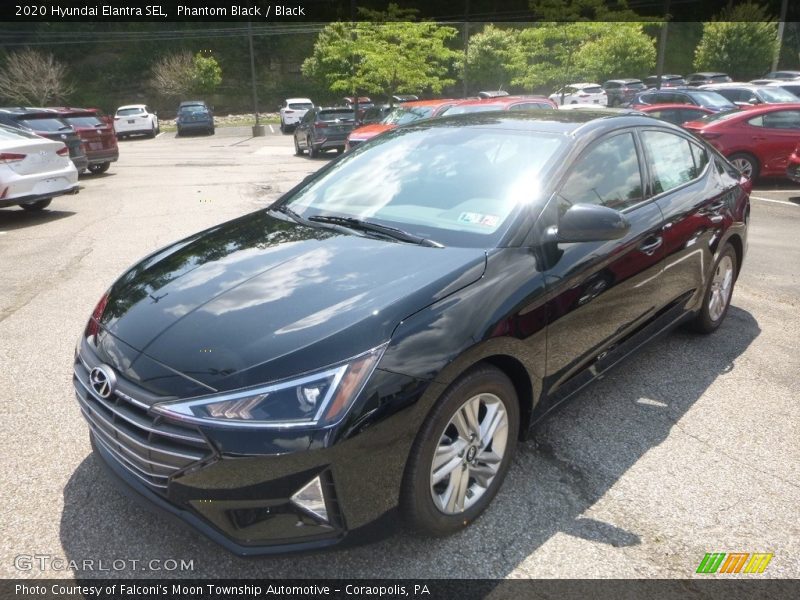 Phantom Black / Black 2020 Hyundai Elantra SEL