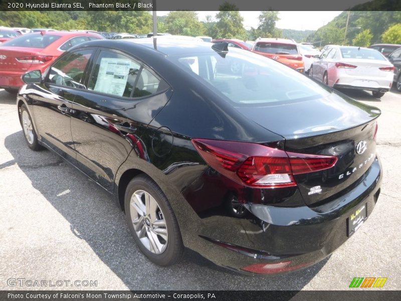 Phantom Black / Black 2020 Hyundai Elantra SEL
