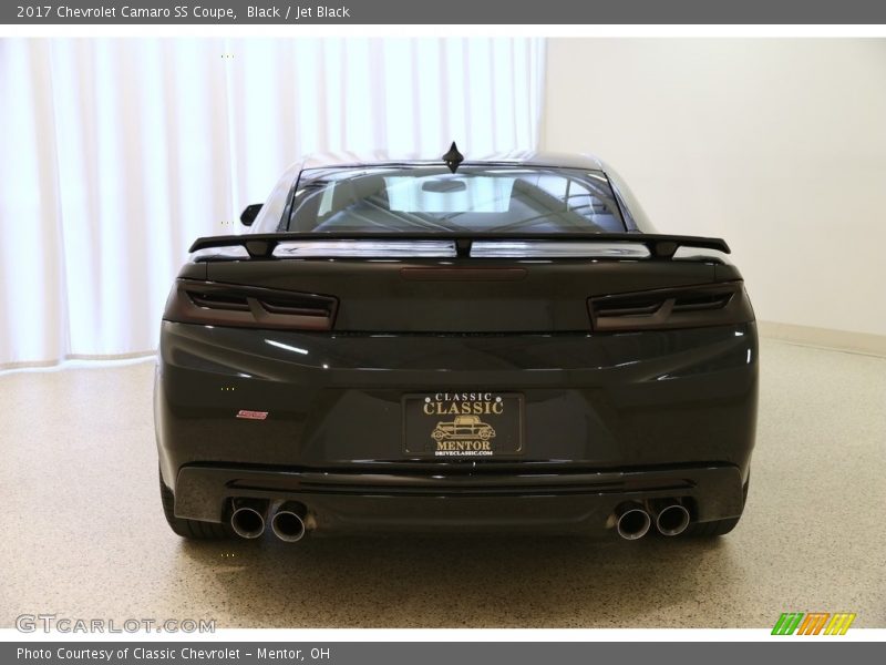 Black / Jet Black 2017 Chevrolet Camaro SS Coupe