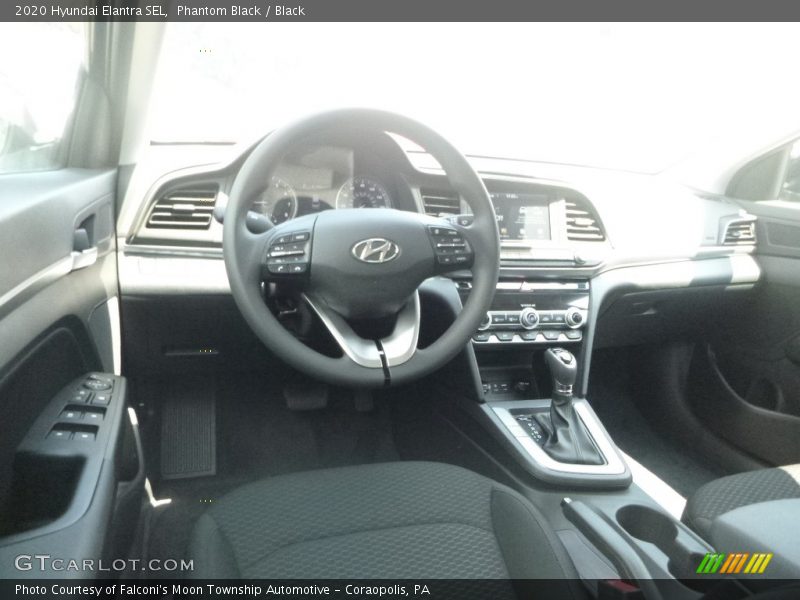 Phantom Black / Black 2020 Hyundai Elantra SEL