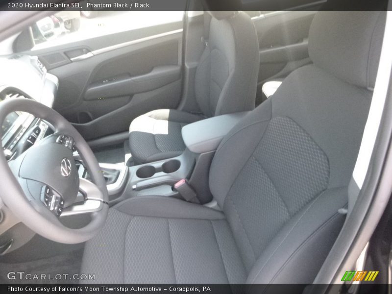 Phantom Black / Black 2020 Hyundai Elantra SEL