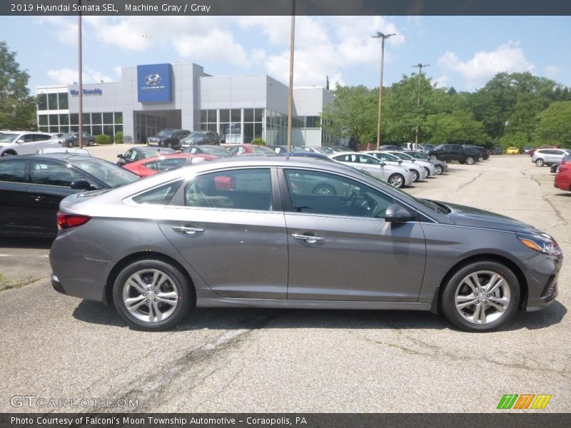 Machine Gray / Gray 2019 Hyundai Sonata SEL