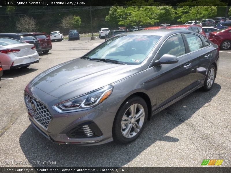 Machine Gray / Gray 2019 Hyundai Sonata SEL