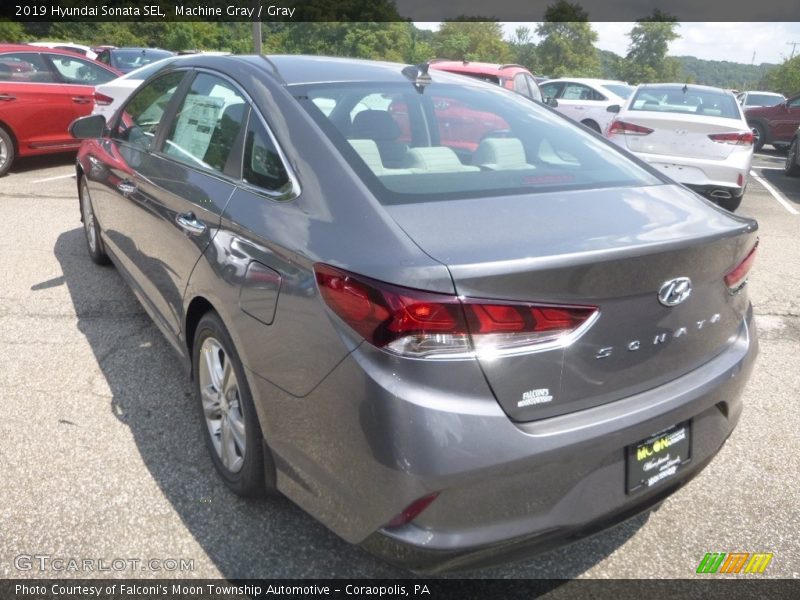 Machine Gray / Gray 2019 Hyundai Sonata SEL