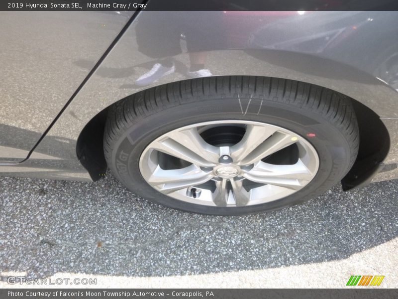 Machine Gray / Gray 2019 Hyundai Sonata SEL