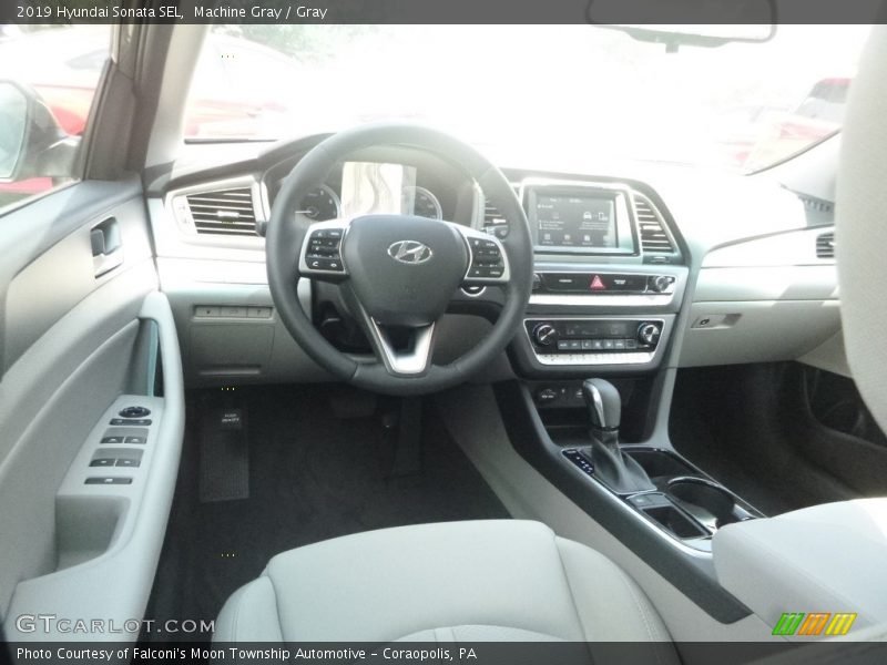 Machine Gray / Gray 2019 Hyundai Sonata SEL