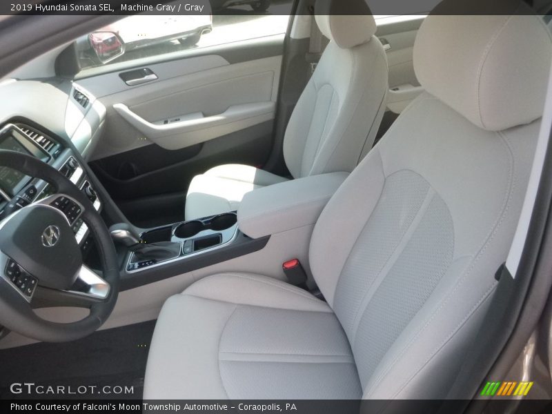 Machine Gray / Gray 2019 Hyundai Sonata SEL