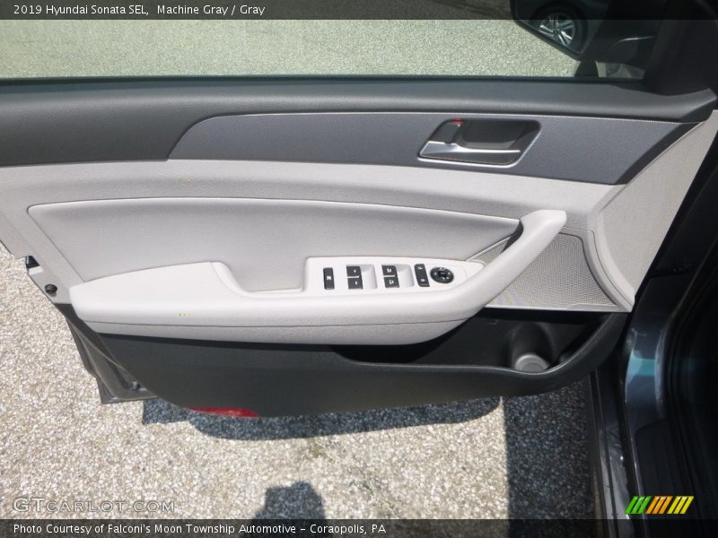 Machine Gray / Gray 2019 Hyundai Sonata SEL