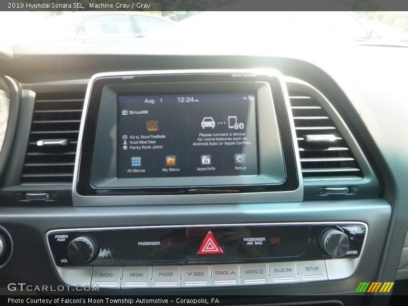 Machine Gray / Gray 2019 Hyundai Sonata SEL