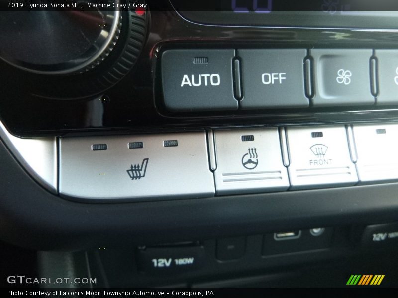 Machine Gray / Gray 2019 Hyundai Sonata SEL