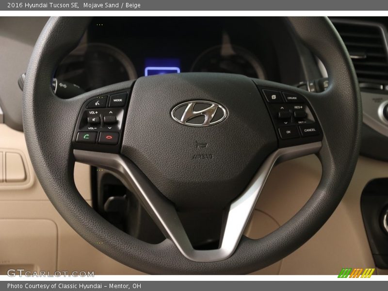 Mojave Sand / Beige 2016 Hyundai Tucson SE
