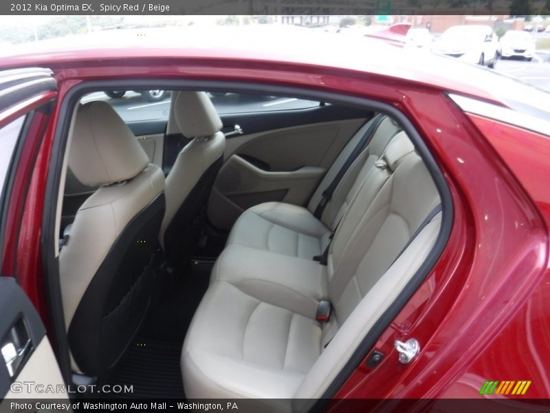 Spicy Red / Beige 2012 Kia Optima EX