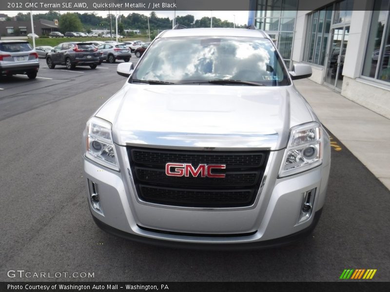 Quicksilver Metallic / Jet Black 2012 GMC Terrain SLE AWD