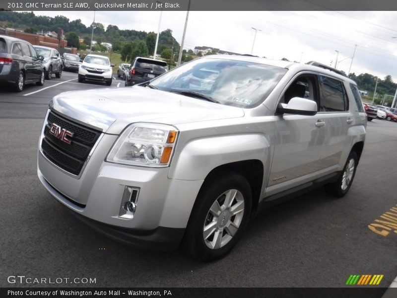 Quicksilver Metallic / Jet Black 2012 GMC Terrain SLE AWD