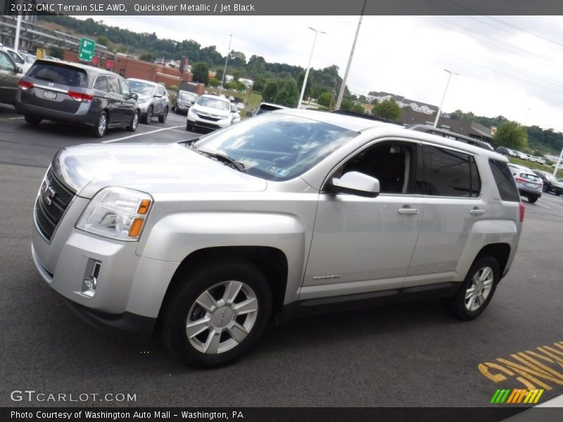 Quicksilver Metallic / Jet Black 2012 GMC Terrain SLE AWD