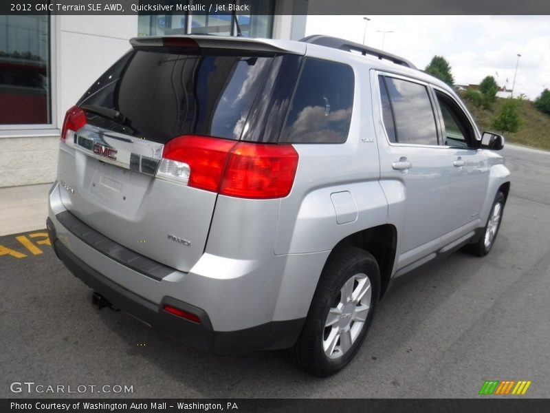 Quicksilver Metallic / Jet Black 2012 GMC Terrain SLE AWD
