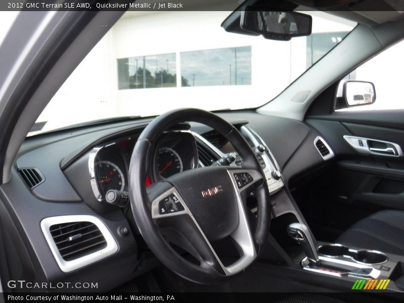 Quicksilver Metallic / Jet Black 2012 GMC Terrain SLE AWD
