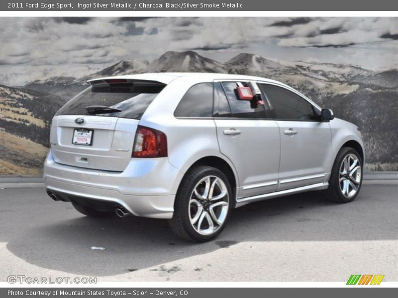 Ingot Silver Metallic / Charcoal Black/Silver Smoke Metallic 2011 Ford Edge Sport
