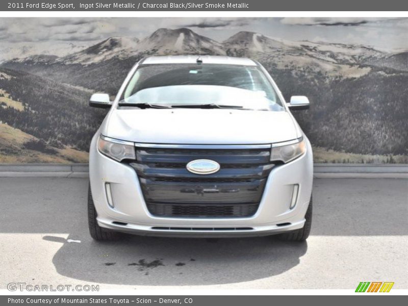 Ingot Silver Metallic / Charcoal Black/Silver Smoke Metallic 2011 Ford Edge Sport
