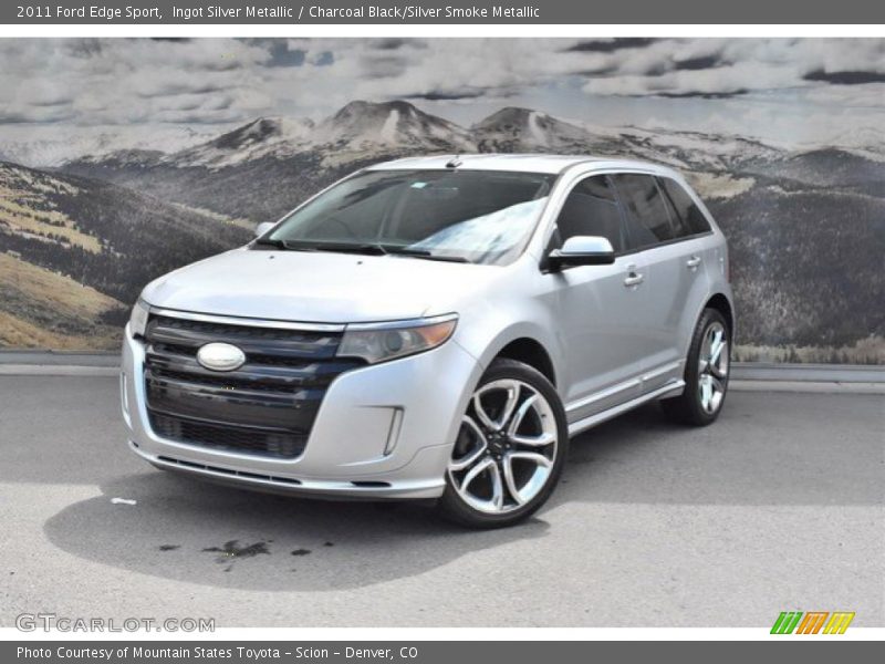 Ingot Silver Metallic / Charcoal Black/Silver Smoke Metallic 2011 Ford Edge Sport