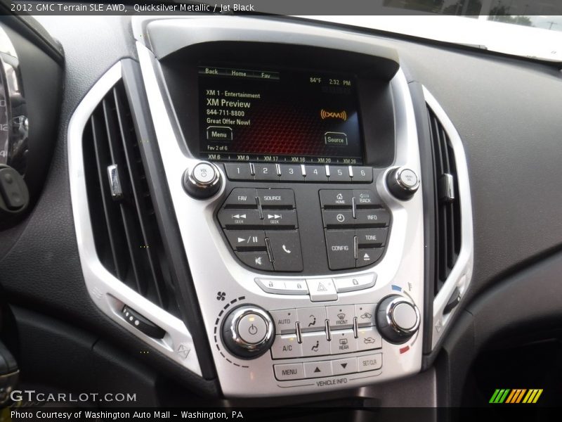 Quicksilver Metallic / Jet Black 2012 GMC Terrain SLE AWD
