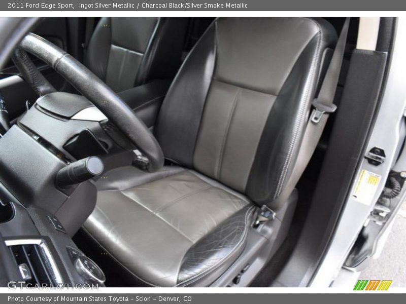 Ingot Silver Metallic / Charcoal Black/Silver Smoke Metallic 2011 Ford Edge Sport