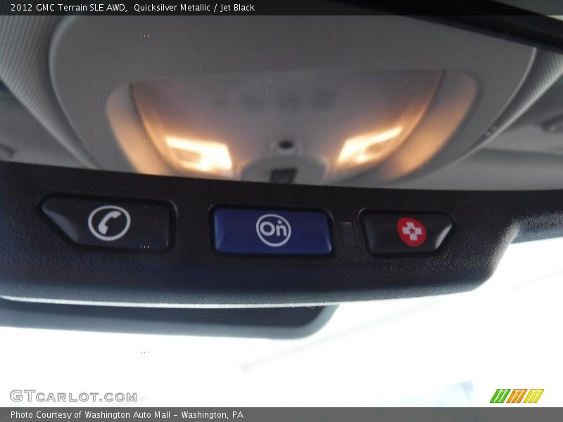 Quicksilver Metallic / Jet Black 2012 GMC Terrain SLE AWD