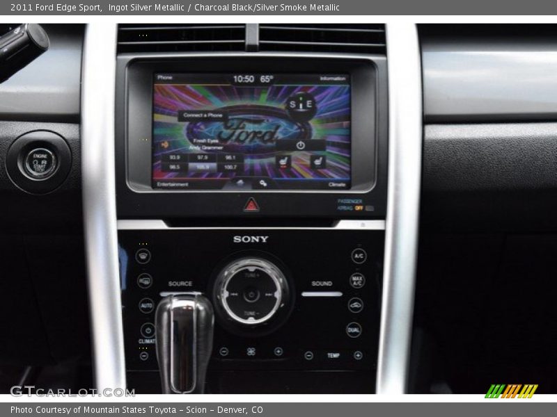 Ingot Silver Metallic / Charcoal Black/Silver Smoke Metallic 2011 Ford Edge Sport