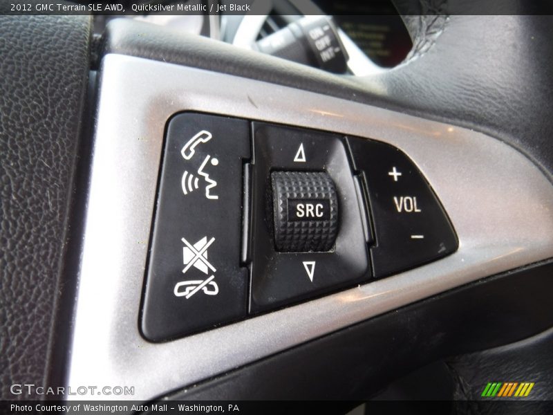 Quicksilver Metallic / Jet Black 2012 GMC Terrain SLE AWD