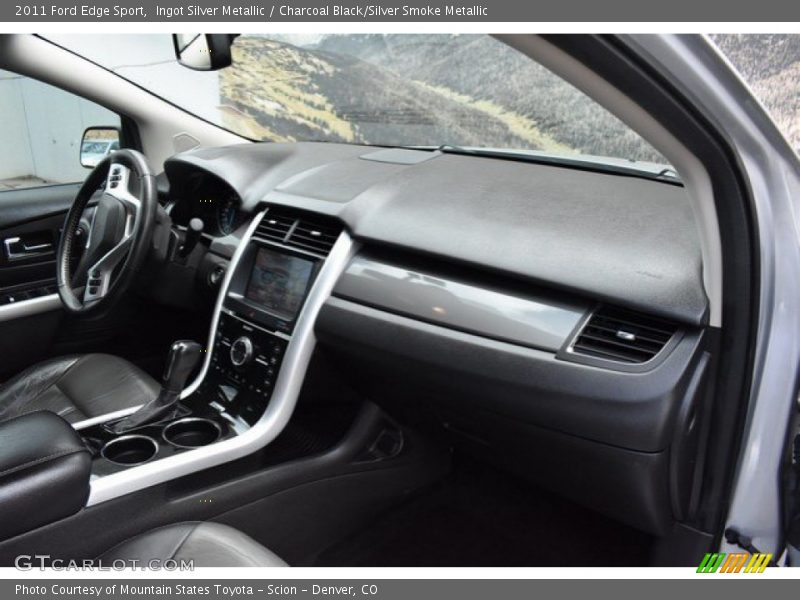 Ingot Silver Metallic / Charcoal Black/Silver Smoke Metallic 2011 Ford Edge Sport