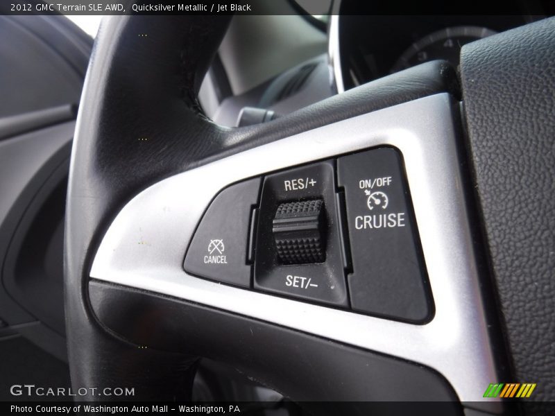 Quicksilver Metallic / Jet Black 2012 GMC Terrain SLE AWD