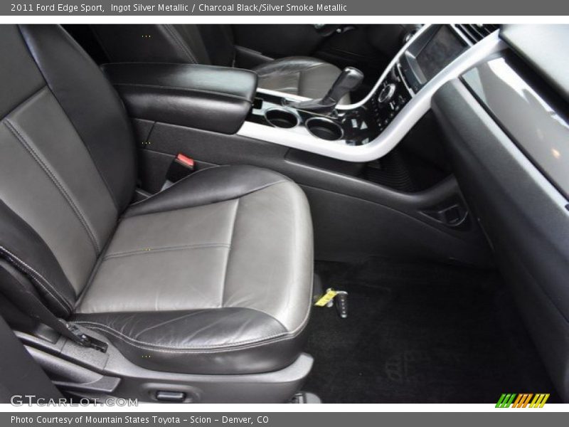 Ingot Silver Metallic / Charcoal Black/Silver Smoke Metallic 2011 Ford Edge Sport