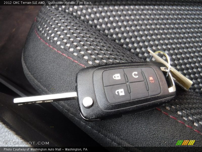 Quicksilver Metallic / Jet Black 2012 GMC Terrain SLE AWD