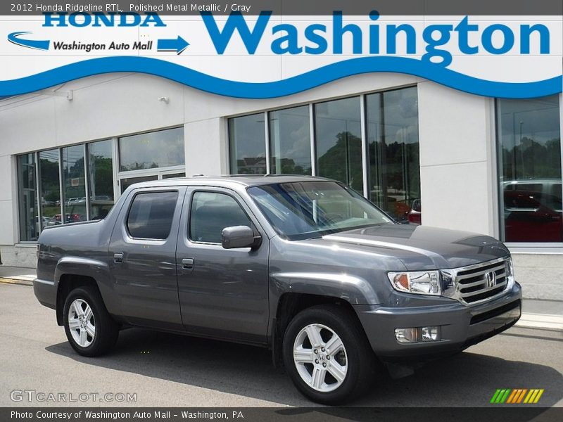 Polished Metal Metallic / Gray 2012 Honda Ridgeline RTL