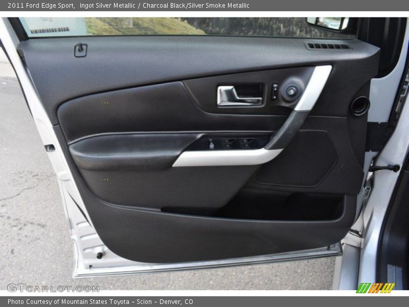 Ingot Silver Metallic / Charcoal Black/Silver Smoke Metallic 2011 Ford Edge Sport