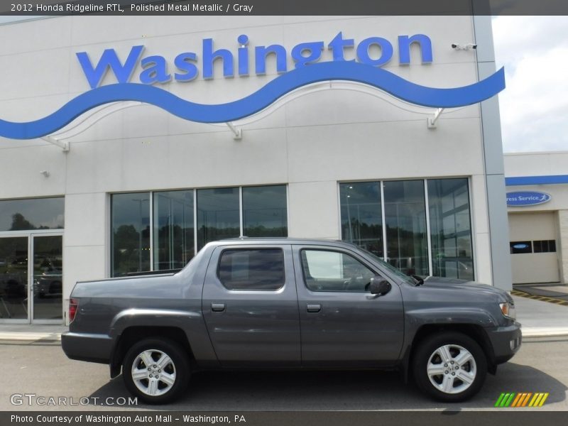 Polished Metal Metallic / Gray 2012 Honda Ridgeline RTL